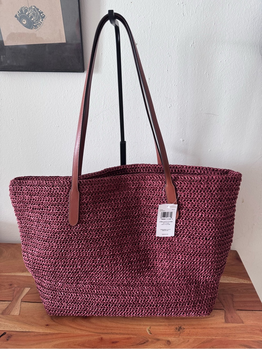 Coach City Tote Bag With Charm - Picture 7 of 7